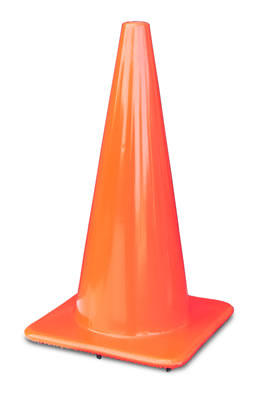 28 inch 5 lbs traffic cone