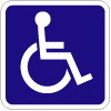 Handicapped symbol AR-301