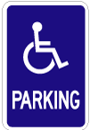 PARKING Handicapped Symbol AR-303