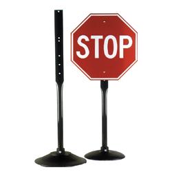 STOP sign pedestal base & standard MN