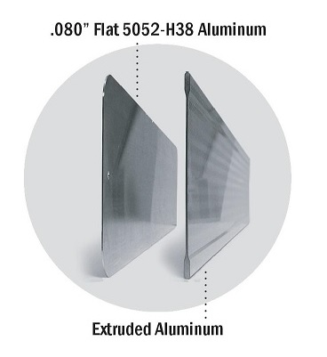 .080 Flat 5052-H38 Extruded Aluminum
